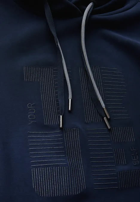 Kapuzenpullover deep petrol