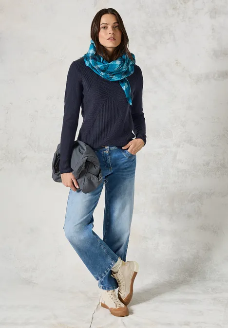 Feinstrickpullover universal blue