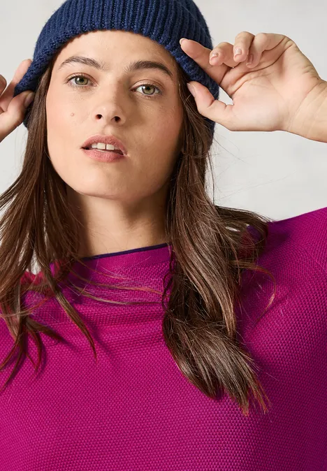 Feinstrickpullover jewel pink