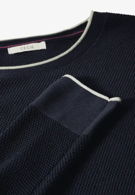 Feinstrickpullover universal blue