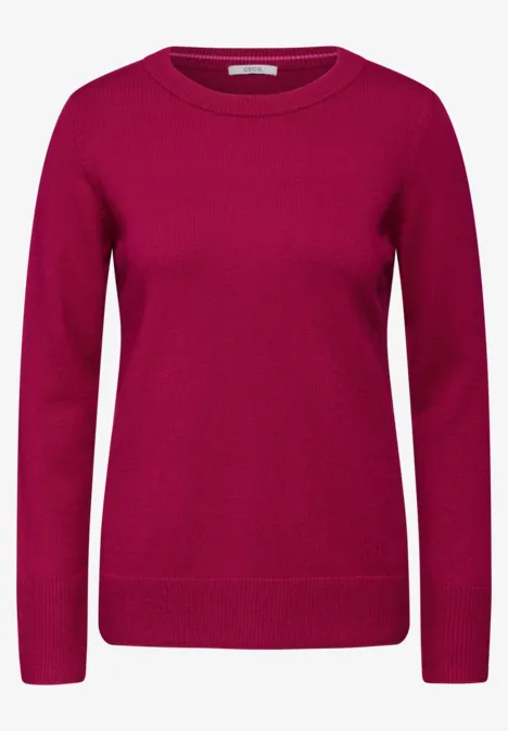 Softer Feinstrickpullover jewel pink