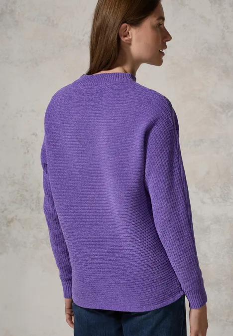 Chenille Dolman Pullover wild lilac