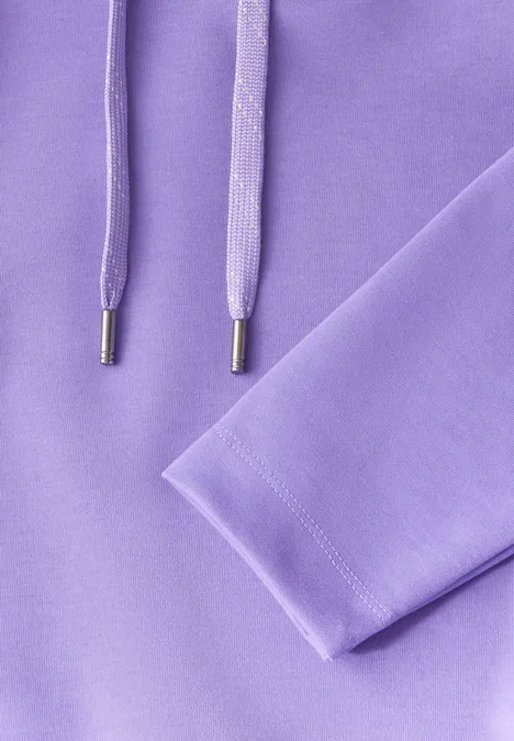 Sweatshirt mit Kapuze wild lilac