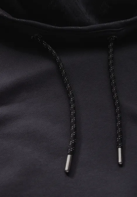 Sweatshirt mit Schalkragen deep charcoal grey