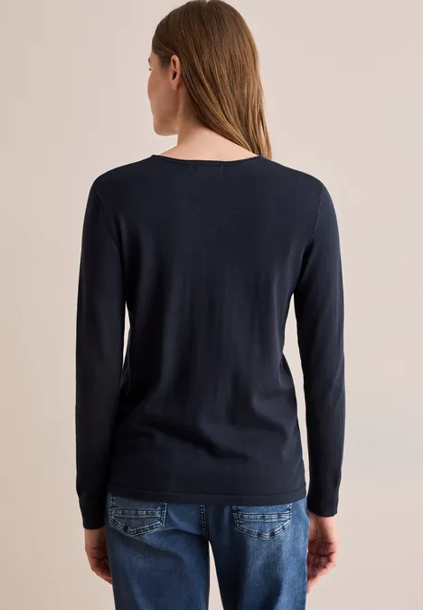 Feinstrickpullover universal blue