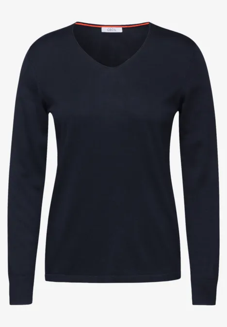 Feinstrickpullover universal blue