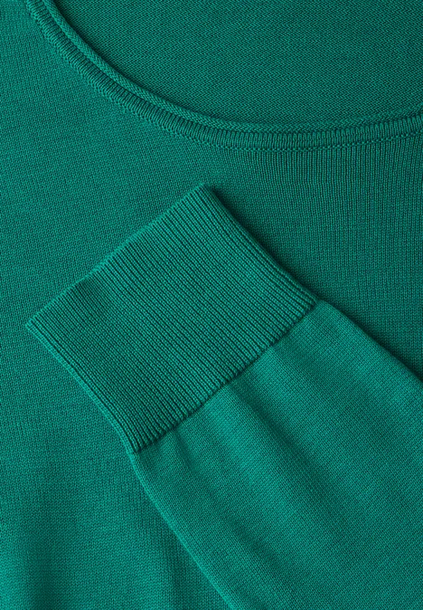 Rundhalspullover sea green