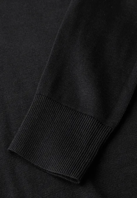 Feinstrickpullover Black