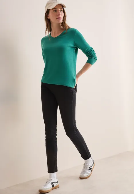Feinstrickpullover sea green