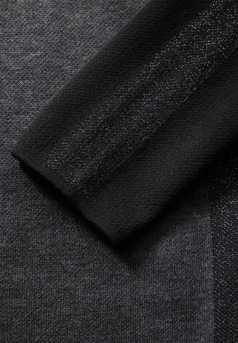Pullover mit Glitzerdetails Black