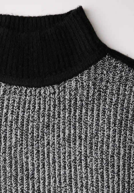 Pull en mouliné Black