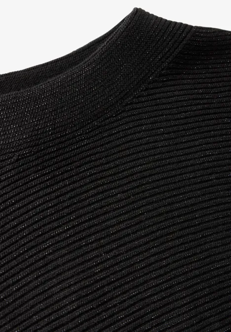 Pullunder mit Glitzerfäden black lurex