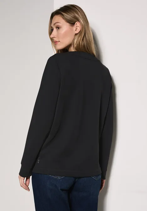 Modalmix Sweatshirt Black