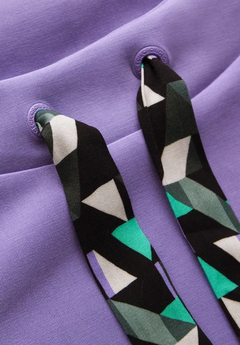 Modal mix sweatshirt gentle lilac