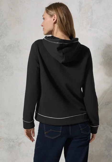 Sweatshirt mit Kapuze Black