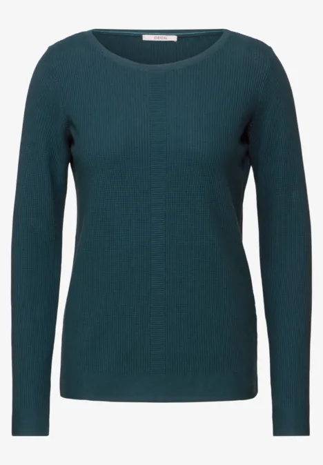 Pullover mit Struktur atlantic green