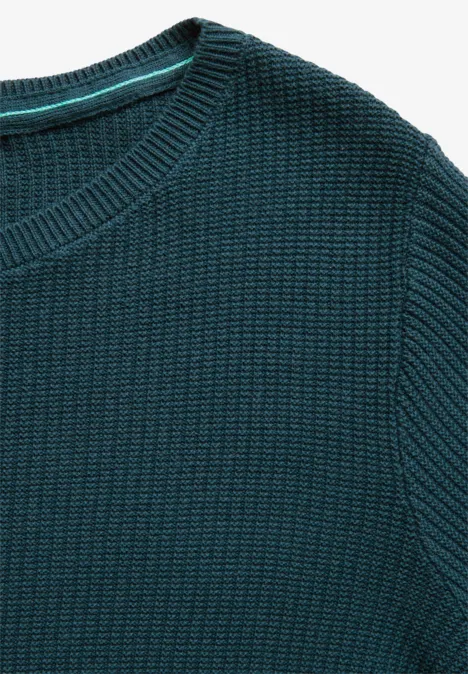 Pullover mit Struktur atlantic green