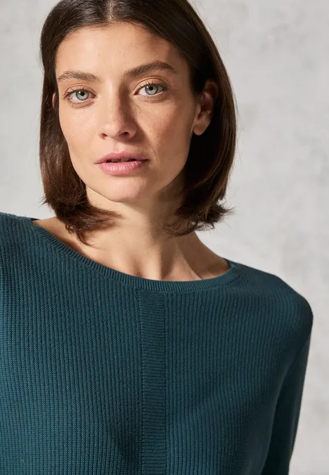 Pullover mit Struktur atlantic green