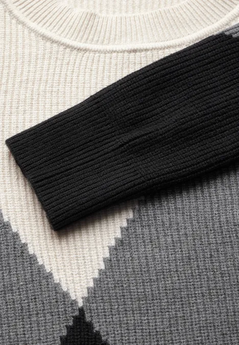 Colorblock Pullover platinum grey mel.