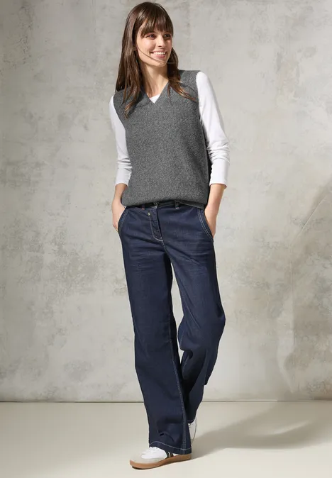 Gilet structuré flint grey melange