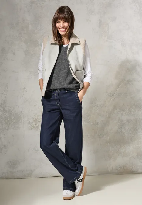 Gilet structuré flint grey melange