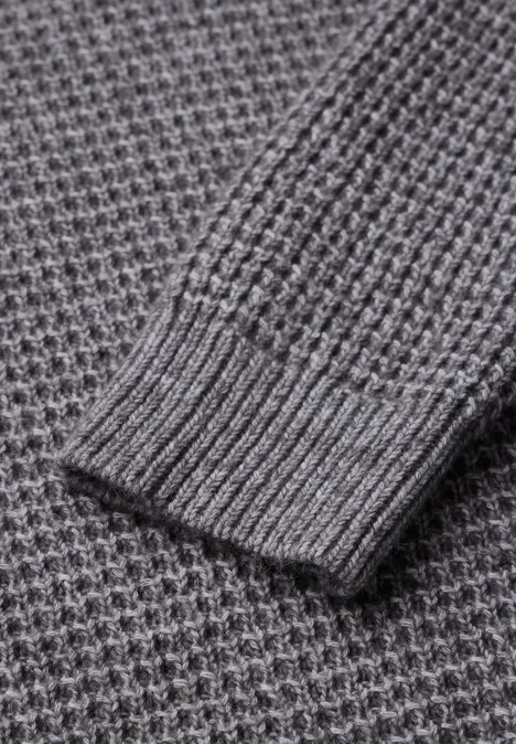 Softer Rollkragenpullover flint grey melange