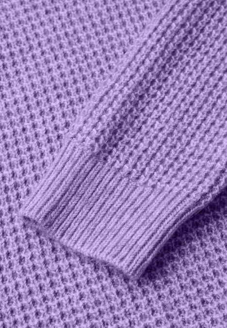 Softer Rollkragenpullover gentle lilac melange
