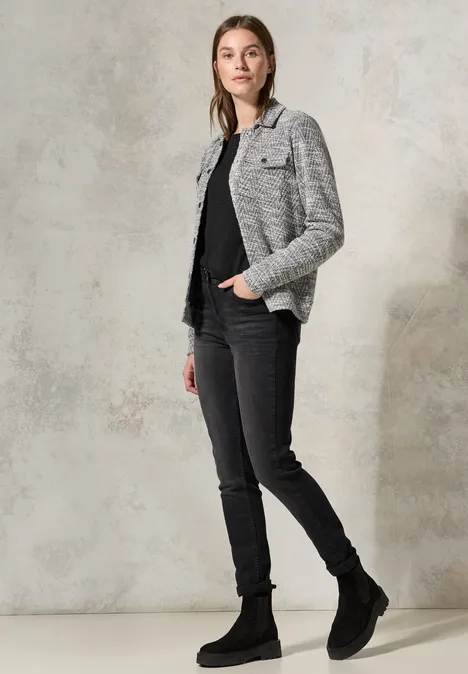 Pullover mit Glitzer-Details Black