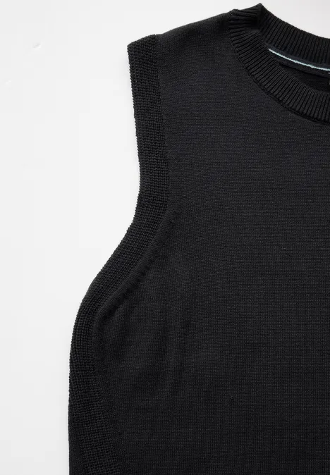 Pullunder mit Struktur Black