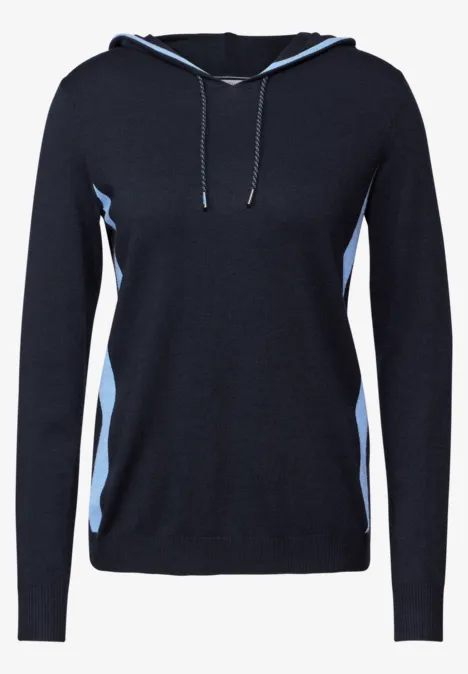Gezellige hoodie universal blue