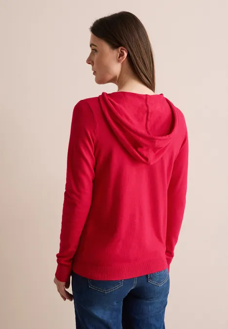Kuscheliger Hoodie granita red