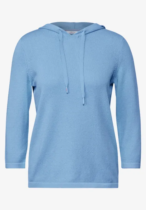 Lichtgewicht hoodie fresh light blue