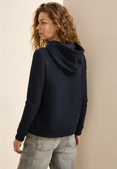 Hoodie mit Artwork universal blue