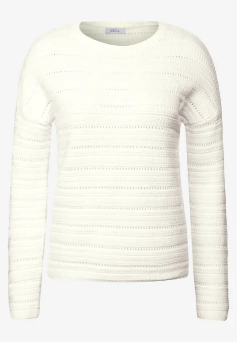 Strickpullover vanilla white