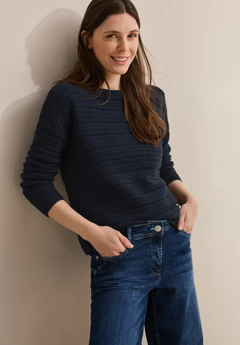 Strickpullover universal blue