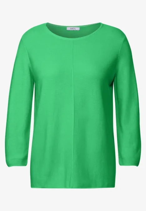 Trui met structuur iced neon green