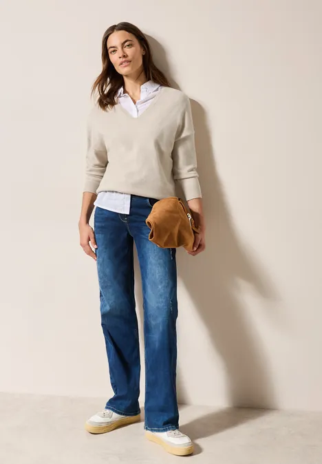 Kuscheliger Pullover desert beige melange