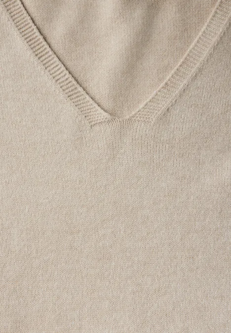 Kuscheliger Pullover desert beige melange