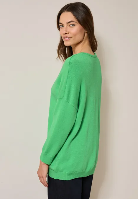 Kuscheliger Pullover iced neon green