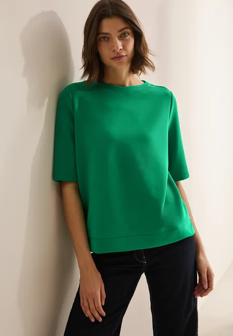 Kurzarm Sweatshirt garden green