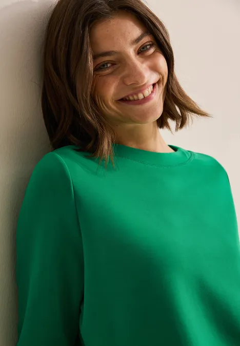 Kurzarm Sweatshirt garden green