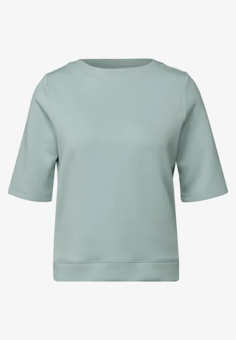 Kurzarm Sweatshirt cool salvia green
