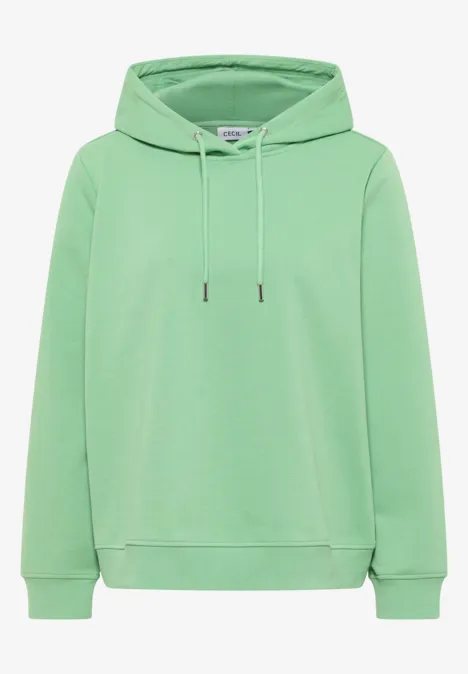 Sweat-shirt avec capuche fennel green