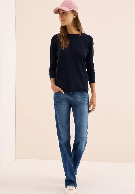 Basic Pullover urban dark blue
