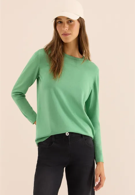 Basic Pullover fennel green