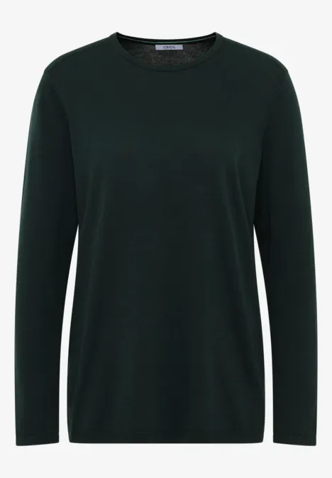 Basic Pullover ink green