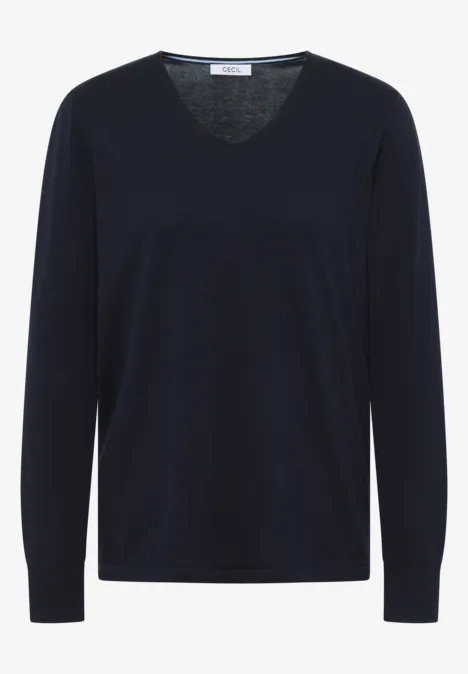 Basic Pullover urban dark blue