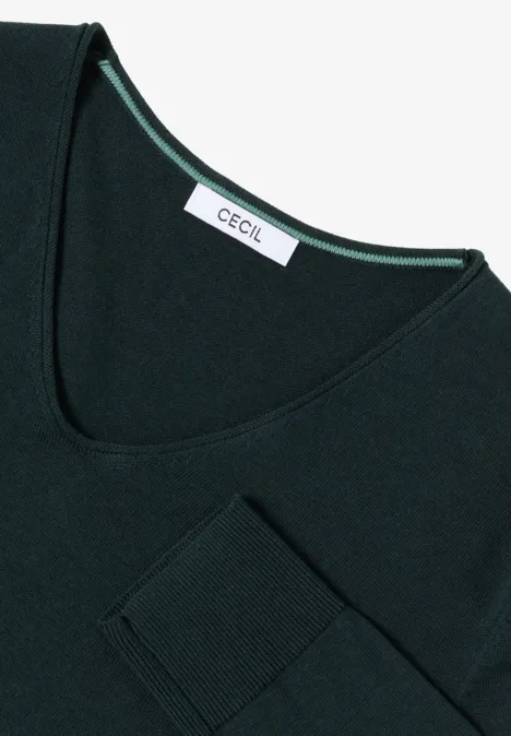 Basic Pullover ink green