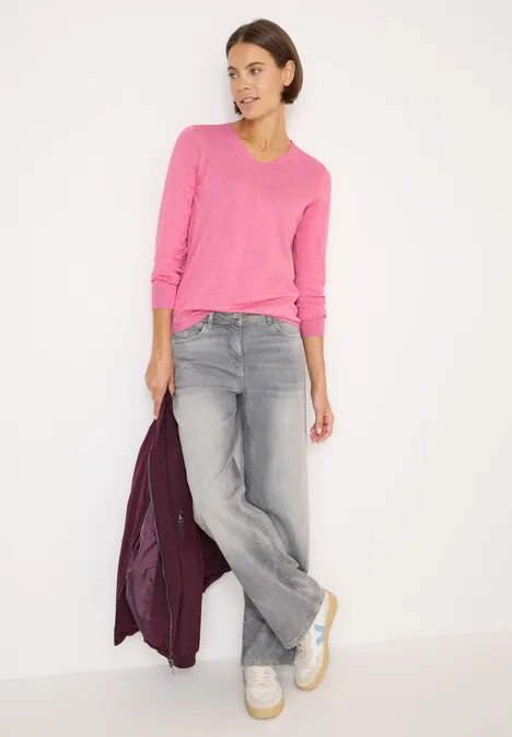 Basic Pullover dark blossom melange