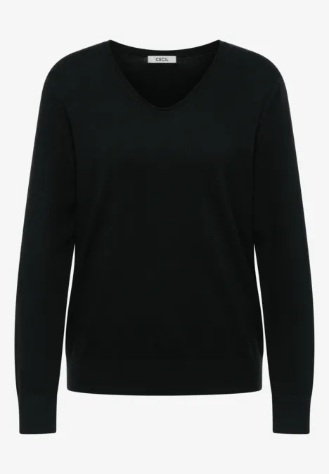 Kuscheliger Pullover ink green